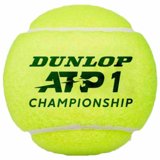 Balles de Tennis Dunlop ATP Championship Jaune Multicouleur (3 pcs)