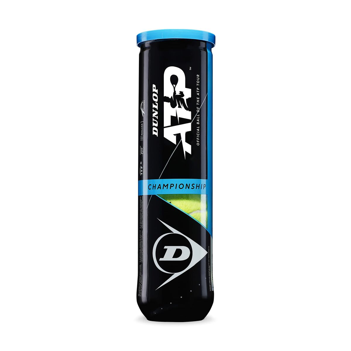 Balles de Tennis D TB ATP Championship Dunlop Pet 4 Jaune