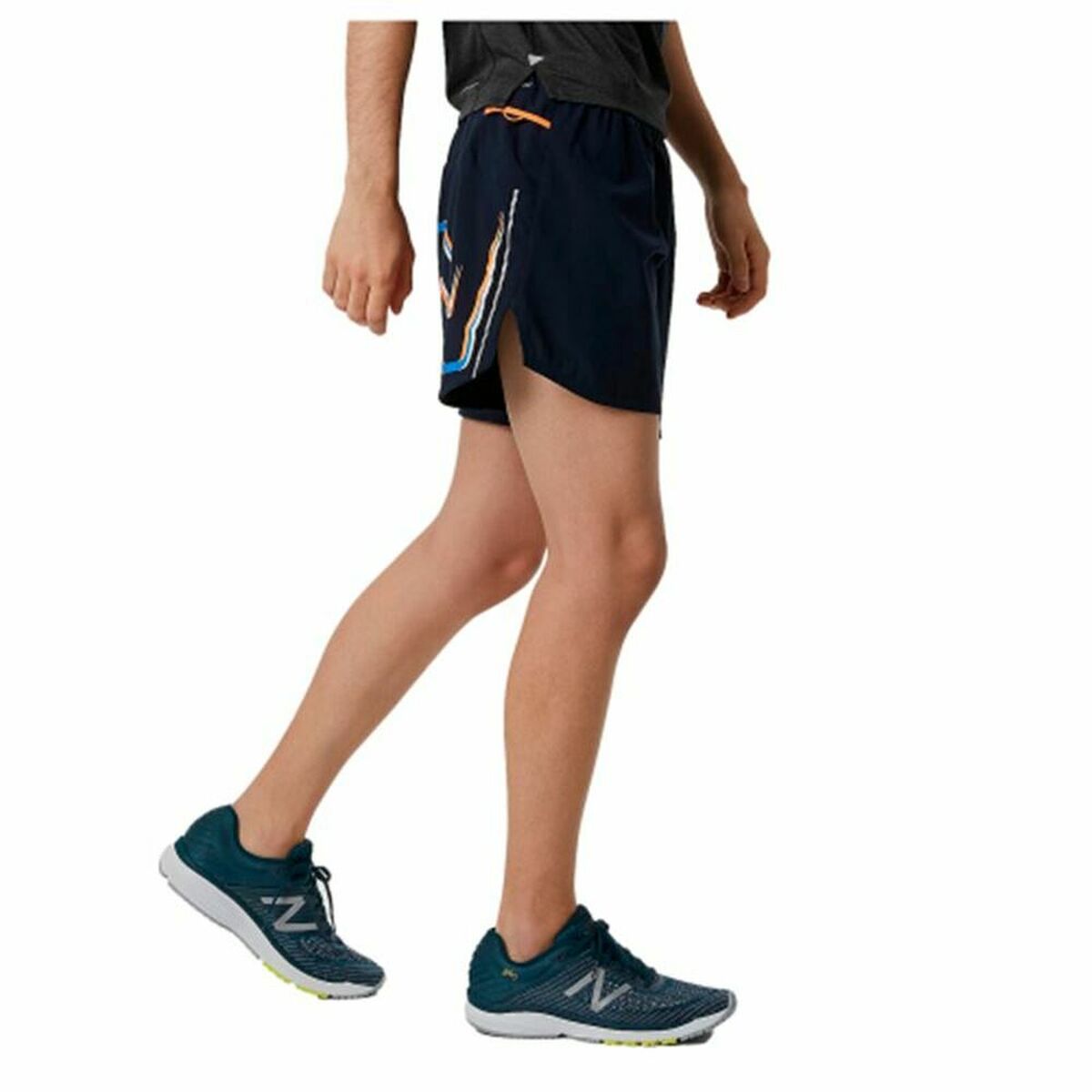 Short de Sport pour Homme New Balance Graphic Impact Run 5 Inch