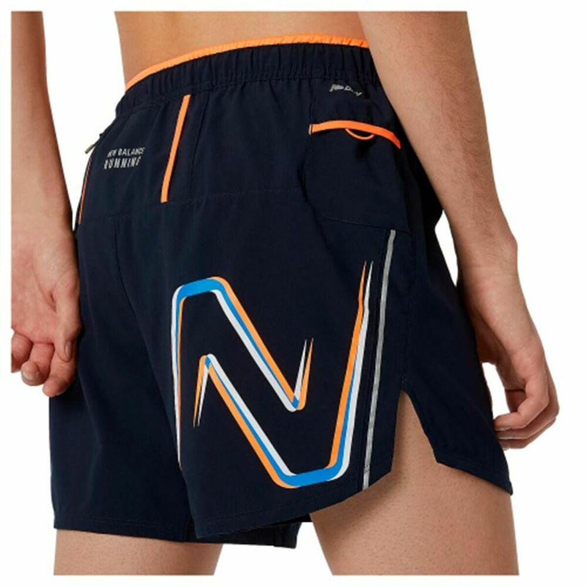 Short de Sport pour Homme New Balance Graphic Impact Run 5 Inch