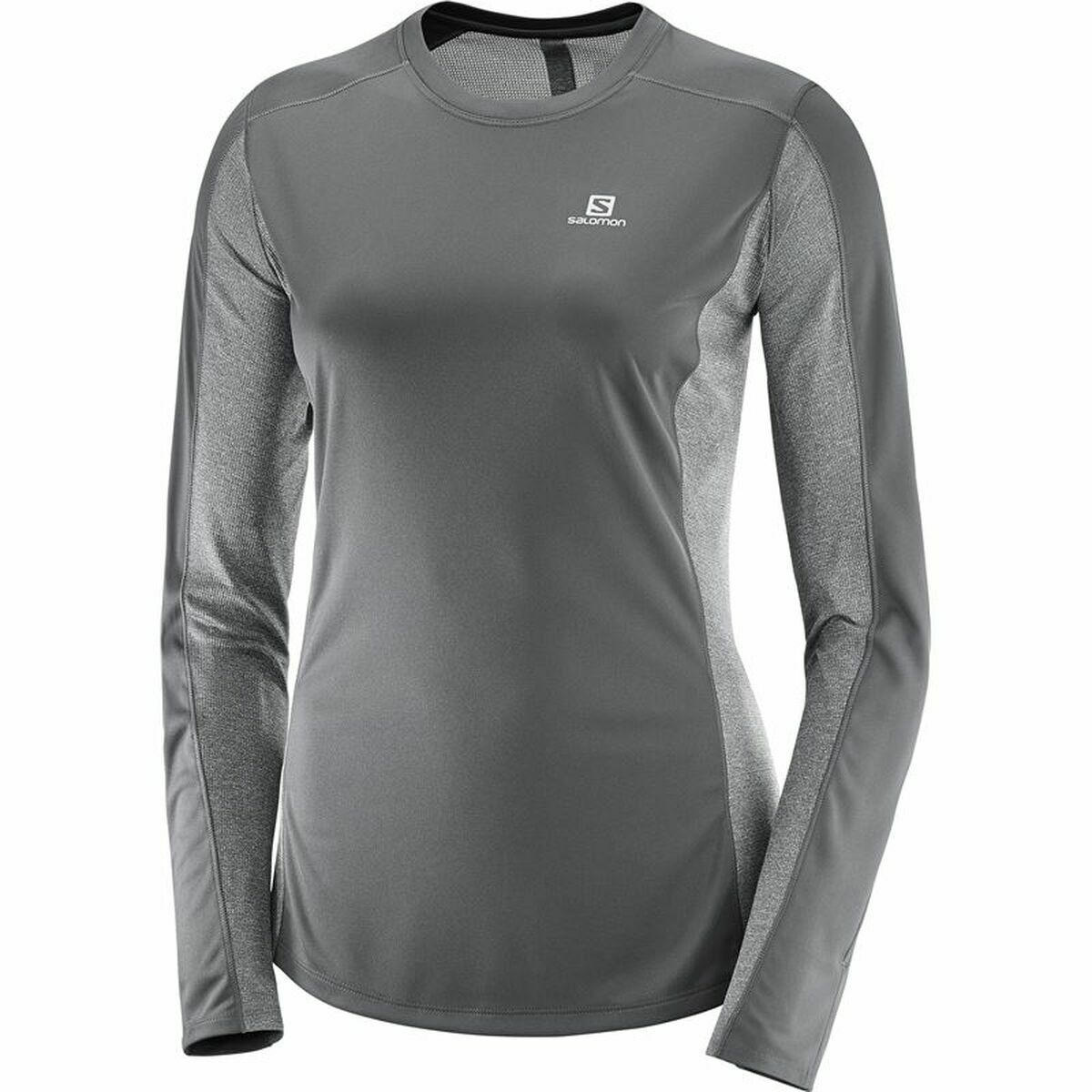 Chemise à manches longues femme Salomon Agile LS Gris foncé