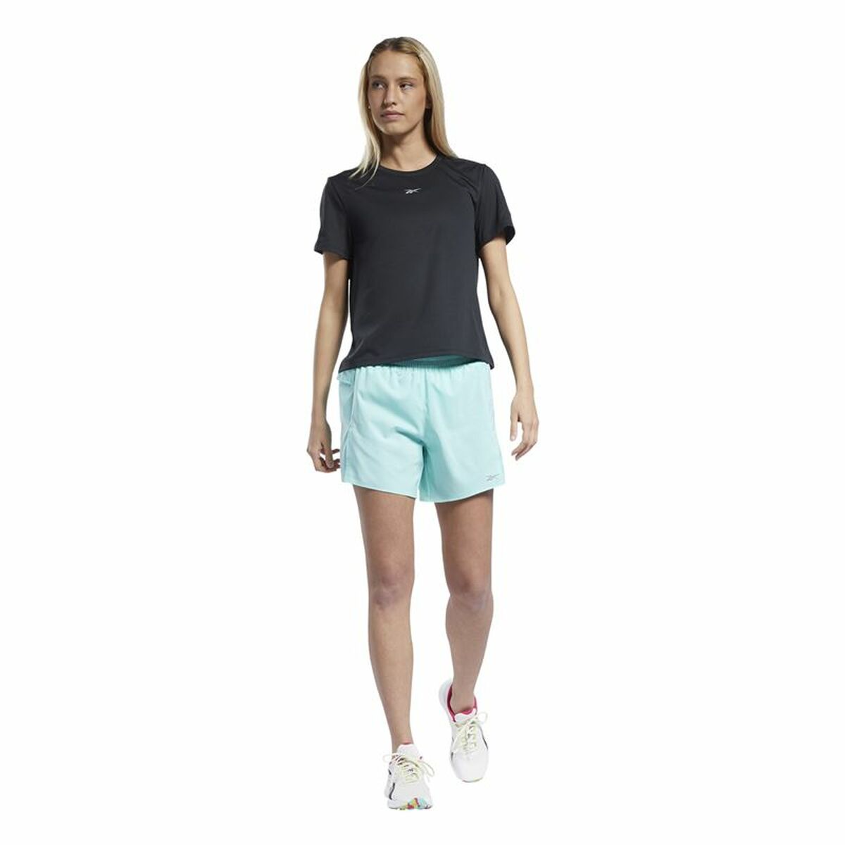 T-shirt à manches courtes femme Reebok Speedwick Noir