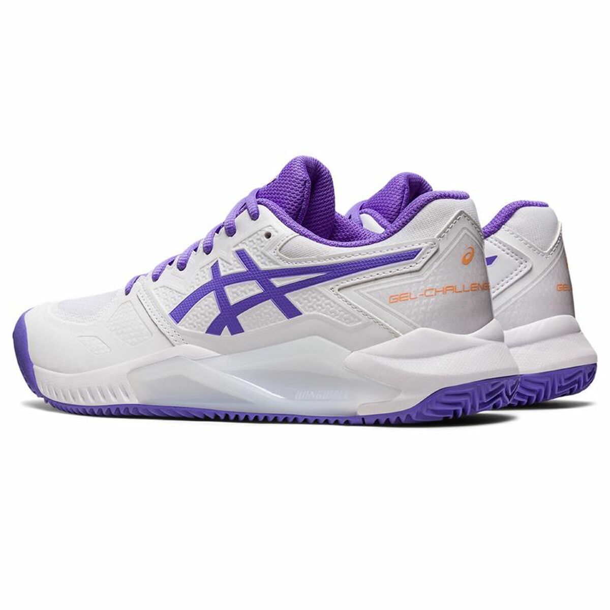 Chaussures de Tennis pour Femmes Asics Gel-Challenger 13 Clay Blanc