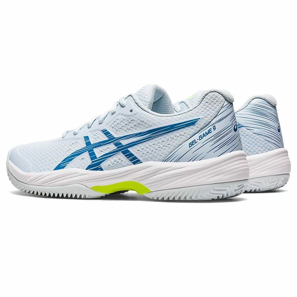 Chaussures de Tennis pour Femmes Asics Gel-Game 9 Clay/OC Femme Blanc