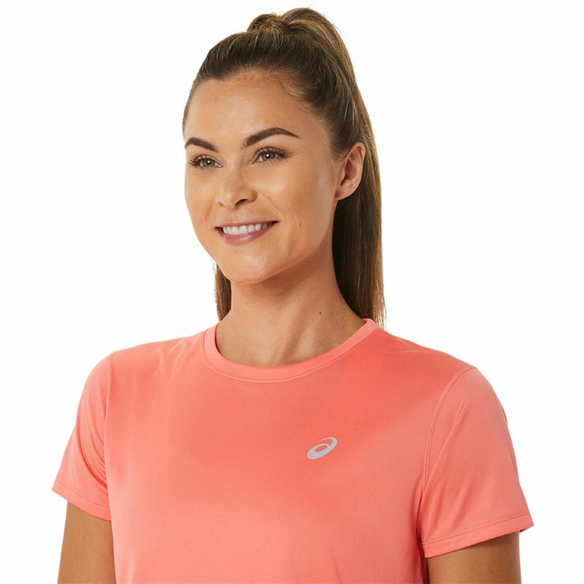 Chemisette Asics Core Running Corail Femme