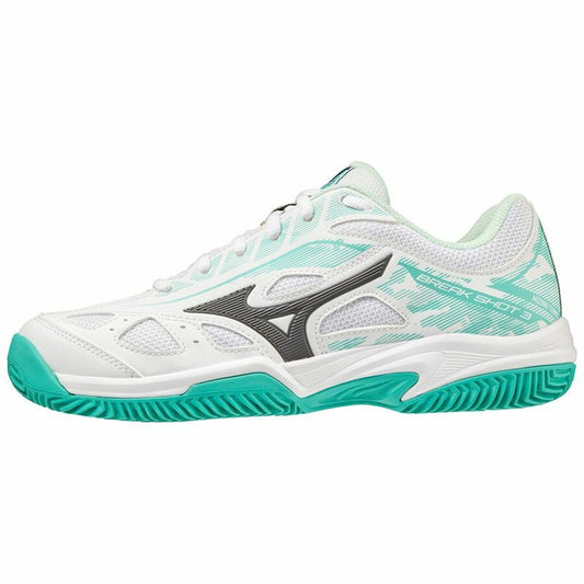 Chaussures de Tennis pour Femmes Mizuno Break Shot 3 CC Blanc