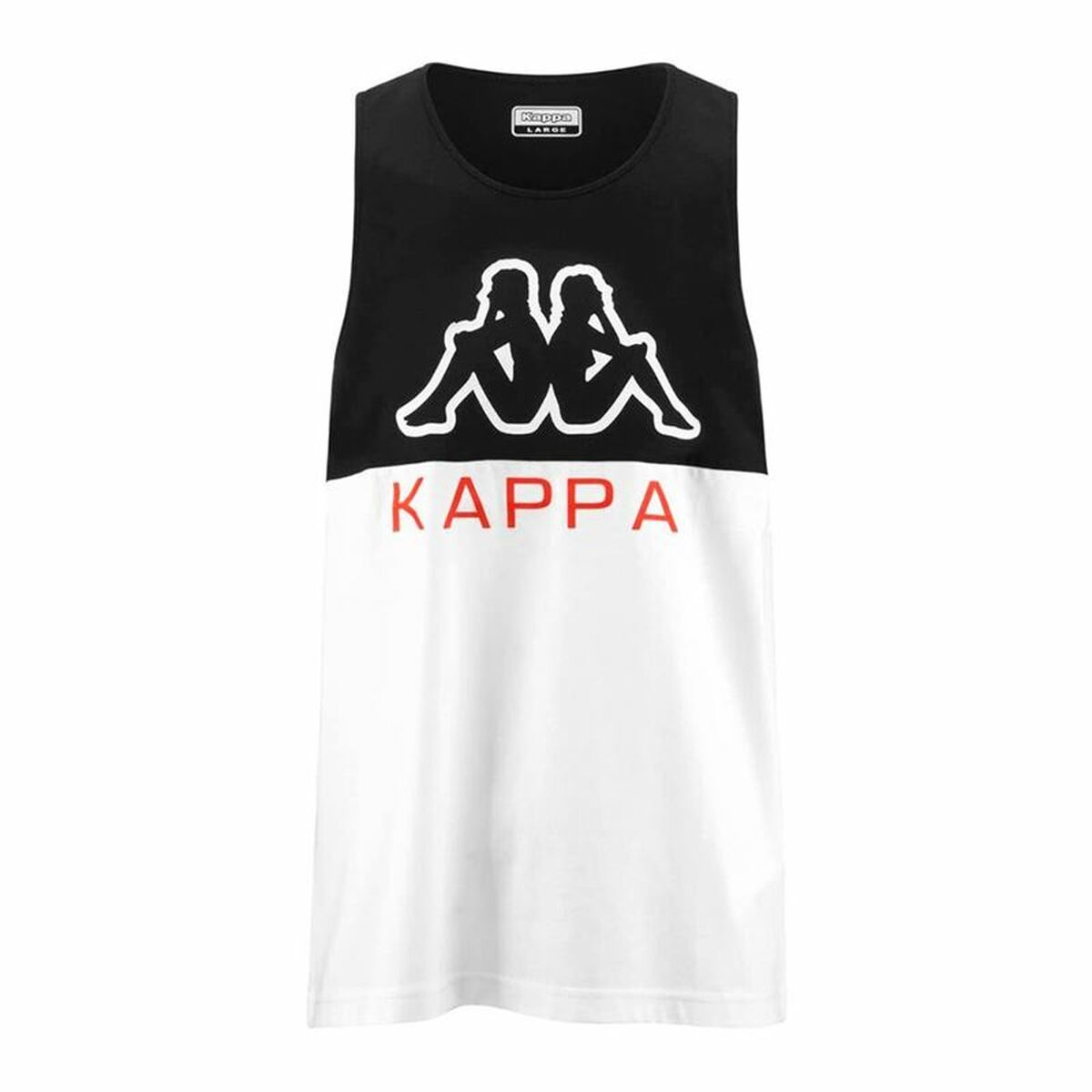 Chemisette Kappa Eric CKD Blanc Noir