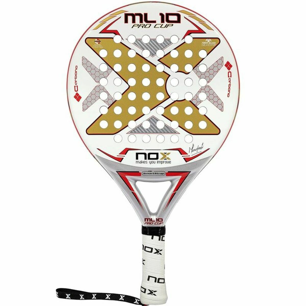 Raquette de Padel Nox ML10 Pro Cup 2022 WH Blanc