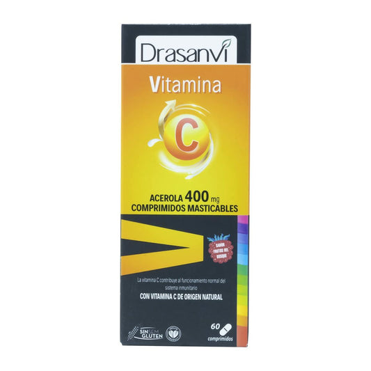 Supplément Alimentaire Drasanvi Vitamine C 60 Unités Fruits des bois