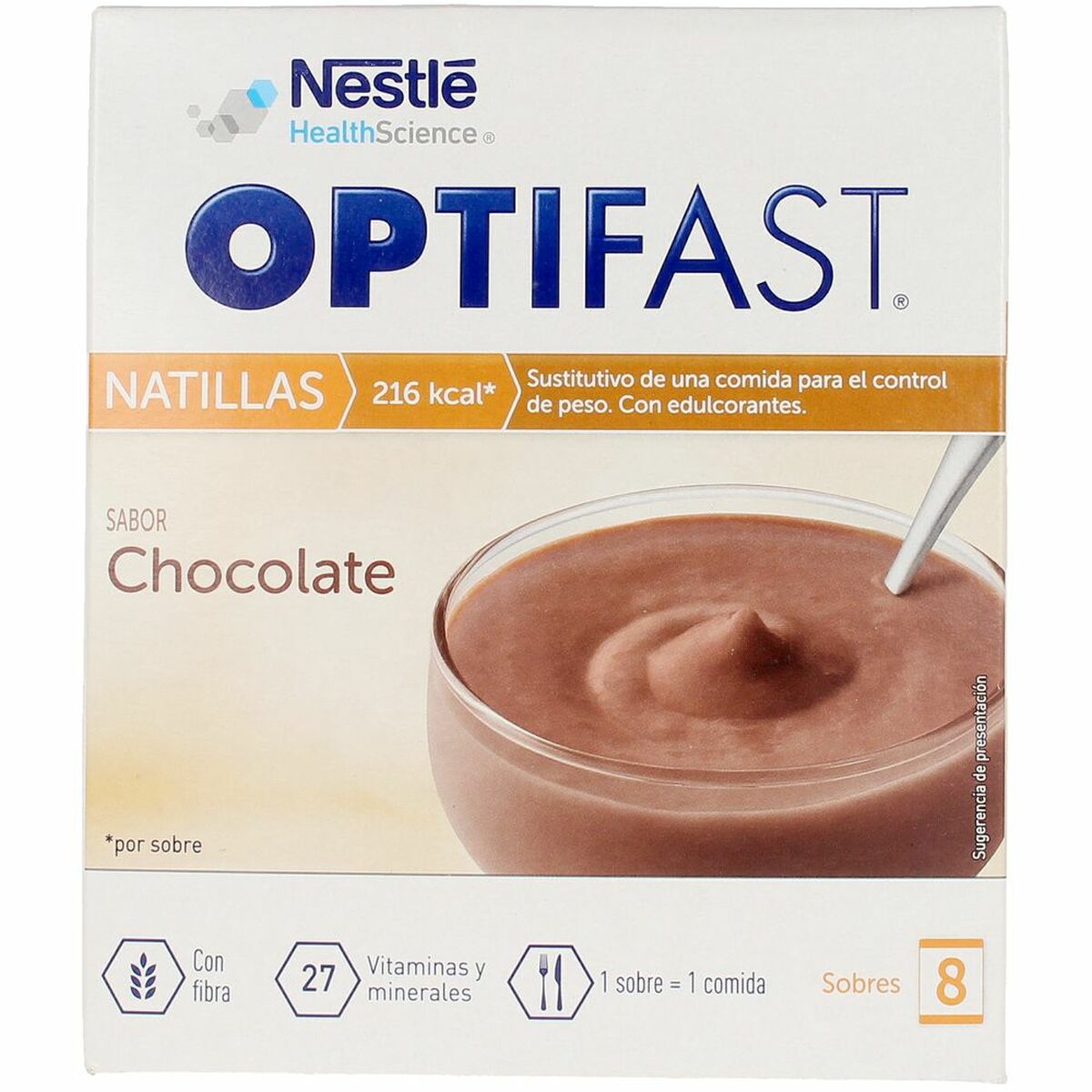 Crème anglaise Optifast 8 Unités Chocolat 55 g