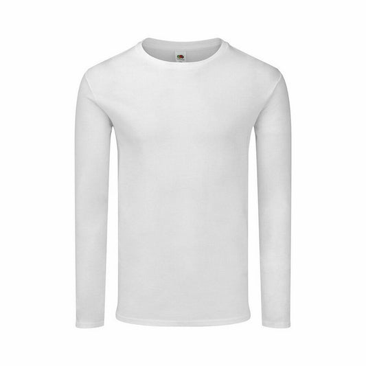 T-shirt à manches longues unisex 141322 Blanc (72 Unités)