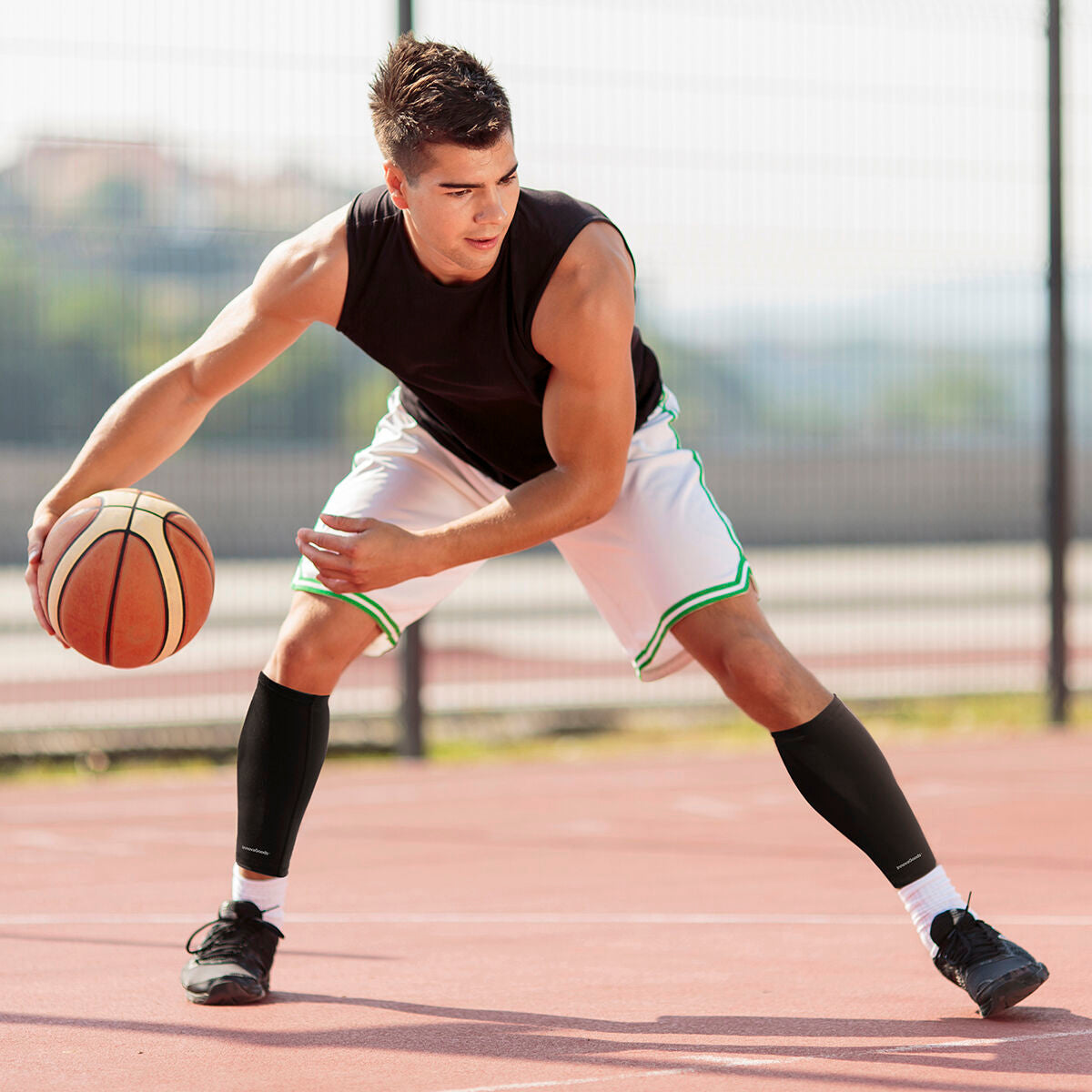 Molletières de Maintien pour le Sport Slexxers InnovaGoods 2 Unités