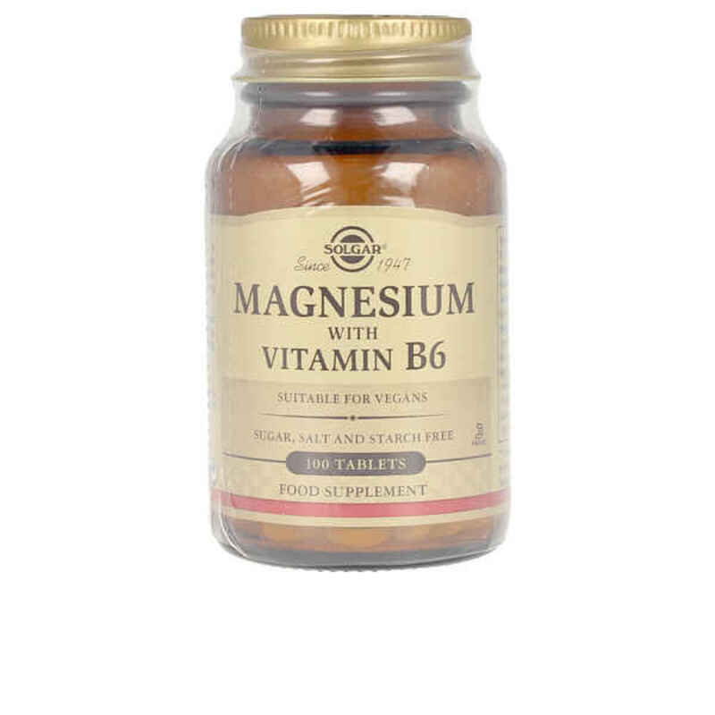 Magnésium + Vitamine B6 Solgar (100 uds)
