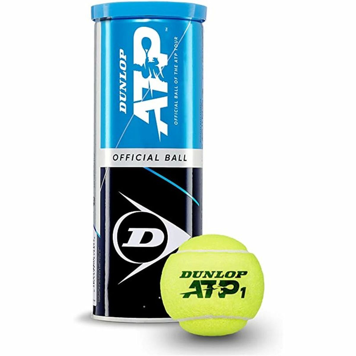 Balles de Tennis Dunlop Dunlop ATP Jaune Multicouleur Eau