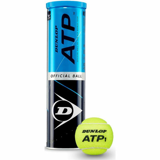 Balles de Tennis Dunlop ATP Official Jaune Multicouleur