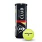 Balles de Tennis D TB CLUB AC 3 PET Dunlop 601334 3 Pièces (Caoutchouc)