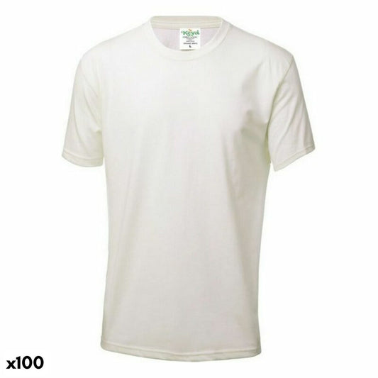 T shirt à manches courtes 146630 Naturel (100 Unités)