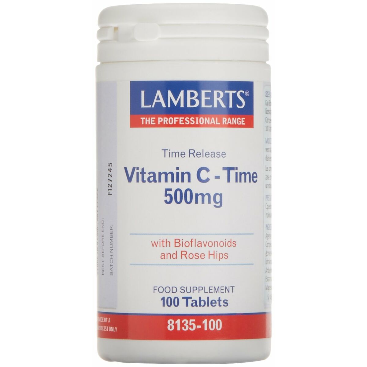 Capsules Lamberts L08135 Vitamine C 100 Unités