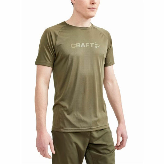 T shirt à manches courtes Craft Core Essence Logo Vert