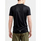T shirt à manches courtes Craft Core Essence Logo Noir