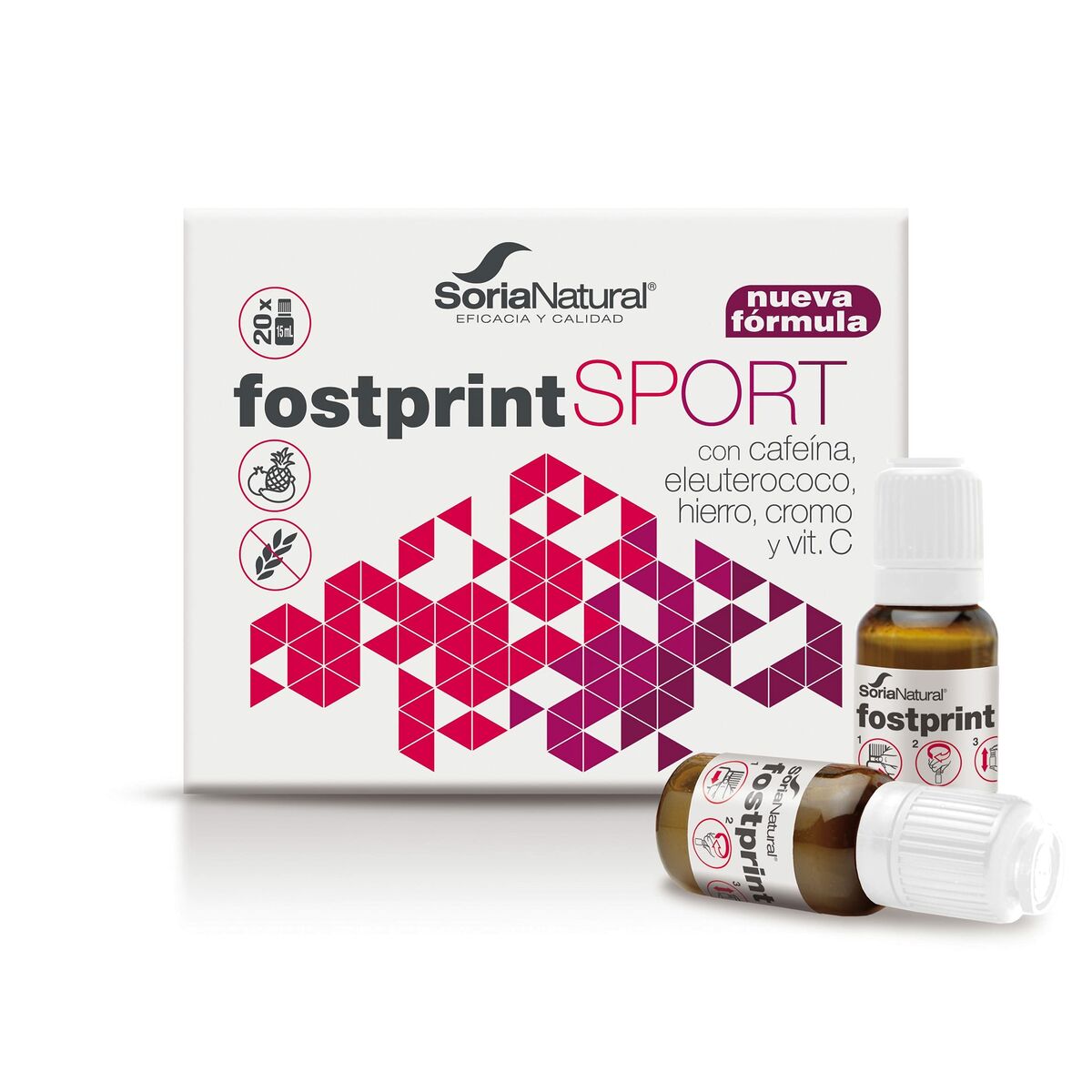 Supplément Alimentaire Soria Natural Fostprint Sport 20 Unités 15 ml