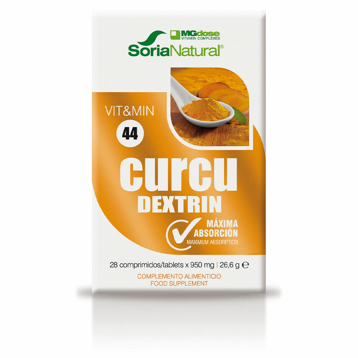 Supplément Alimentaire Soria Natural Curcu Dextrin 28 Unités