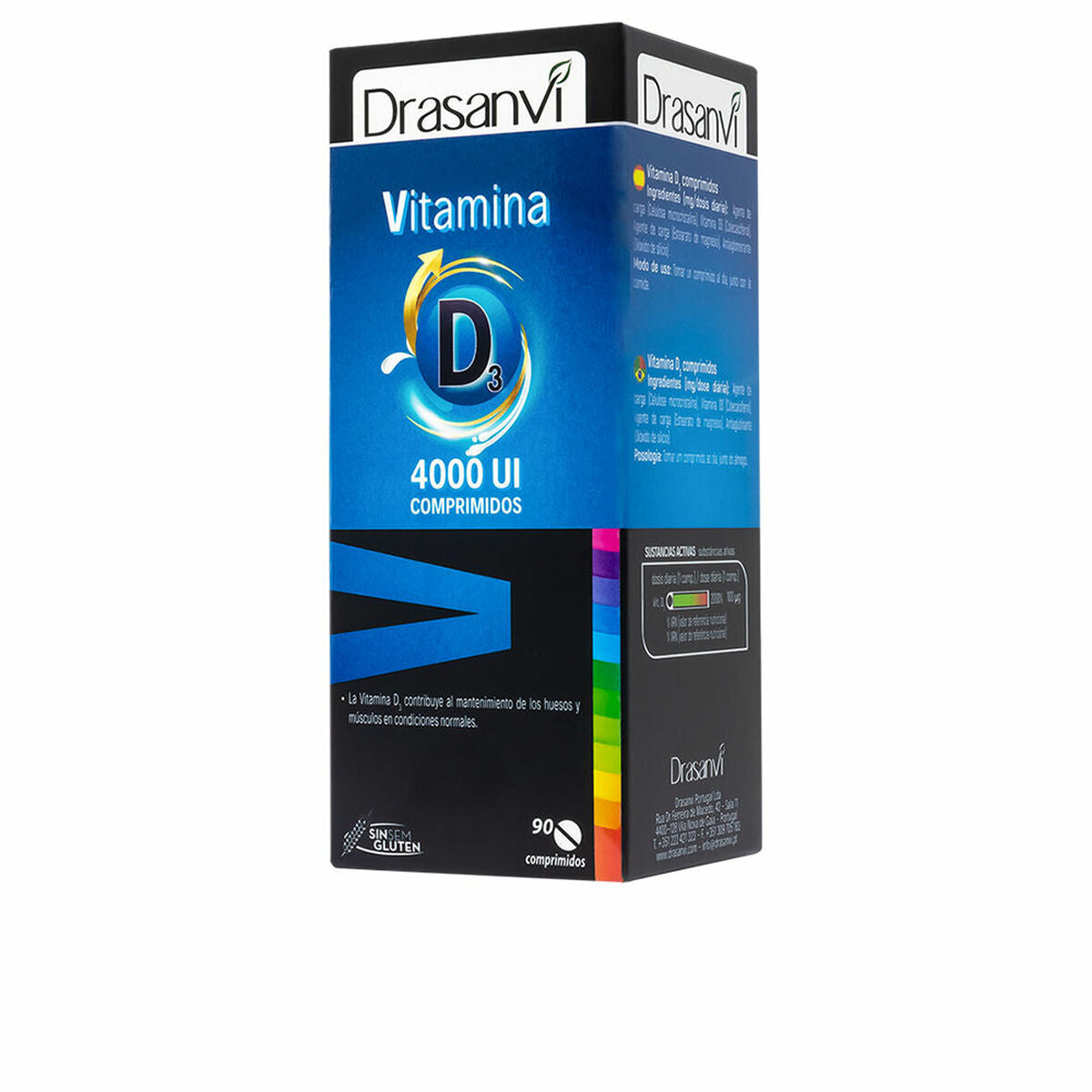 Vitamine D3 Drasanvi 4000 UI Comprimés 90 Unités