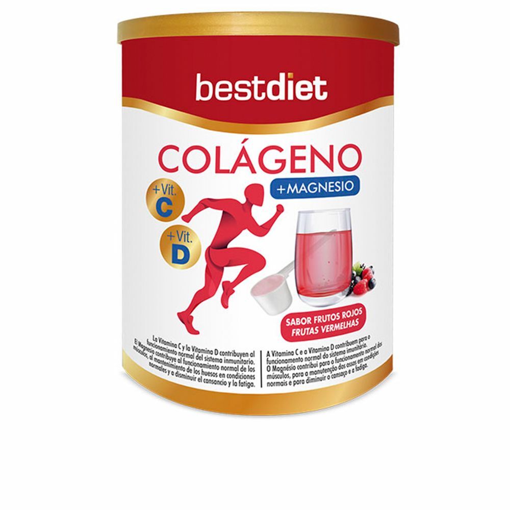 Collagène Best Diet Colágeno Con Magnesio En Polvo Magnésium Poudres Fruits rouges