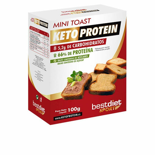 Pain grillé Keto Protein Mini Toast Protéine 100 g