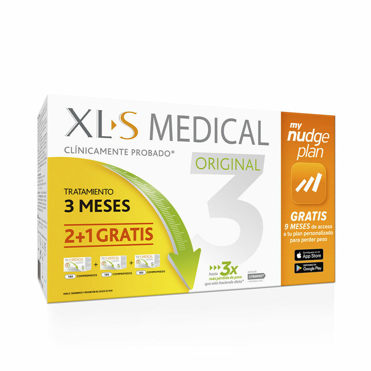 Supplément Alimentaire XLS Medical   Brûle-graisses 540 Unités