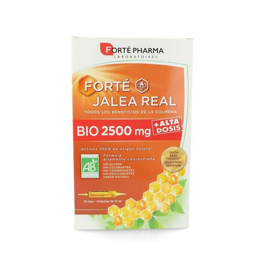 Gelée royale Forté Pharma Bio 2500 mg 20 Unités