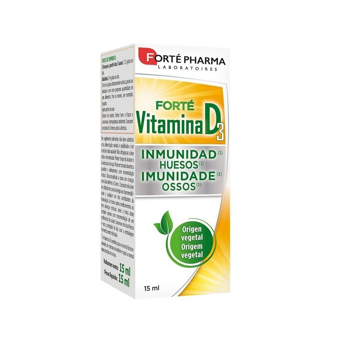 Vitamine D3 Forté Pharma Forté Vitamina 15 ml