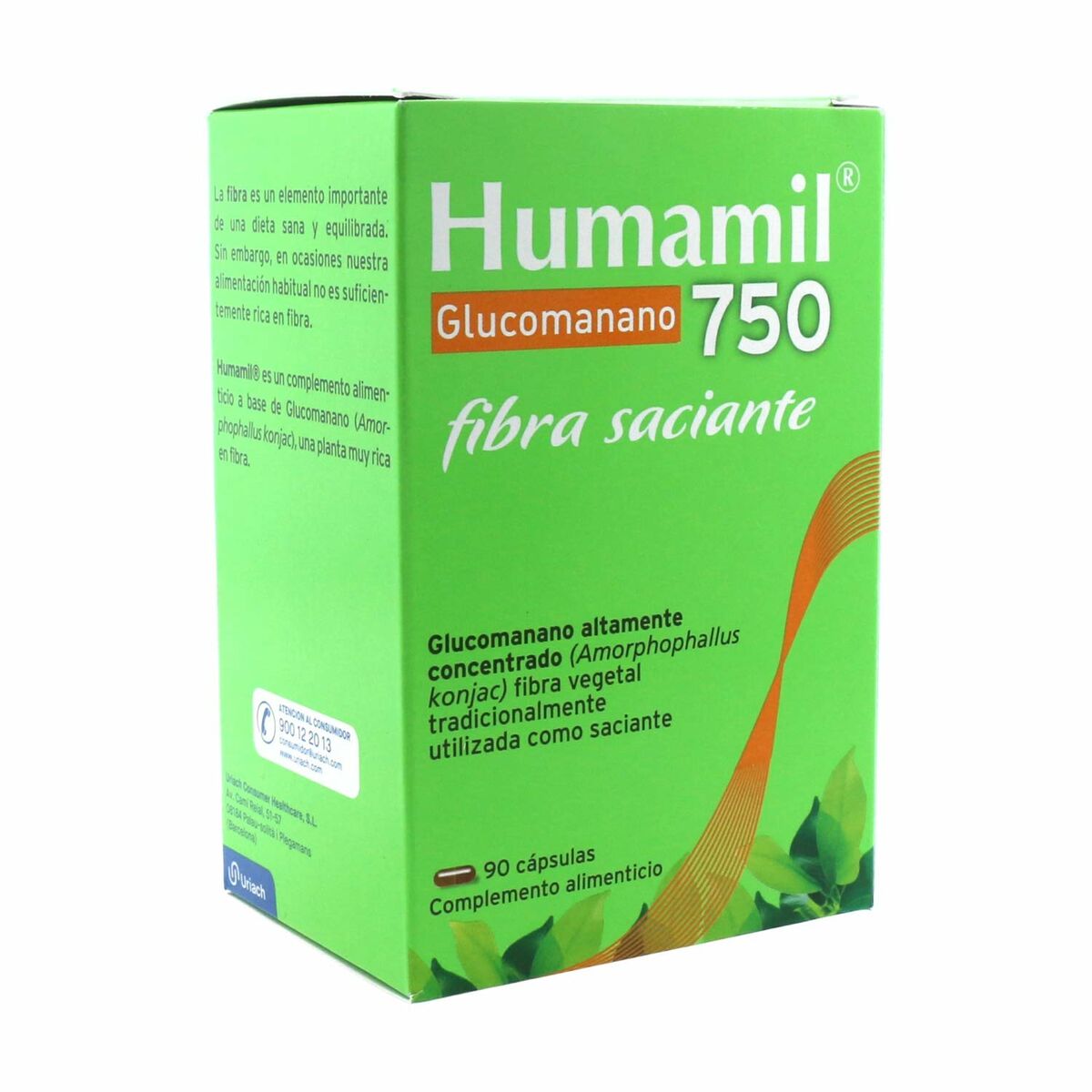 Capsules Humamil 90 Unités Fibre végétale