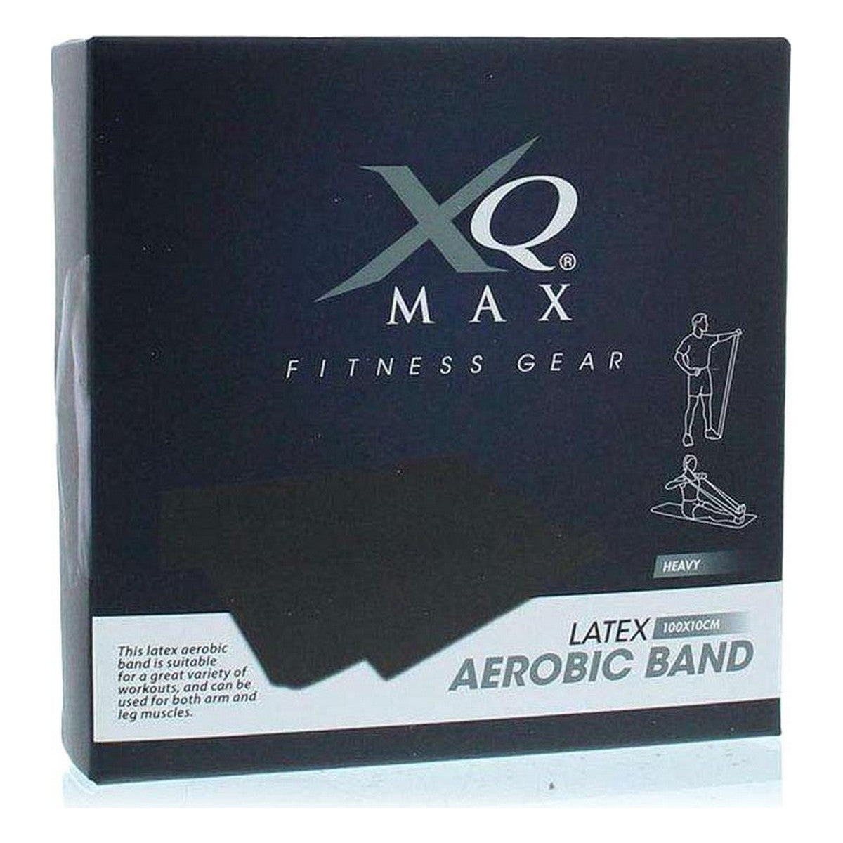 Bande Élastique pour Fitness XQ Max Forte Noir